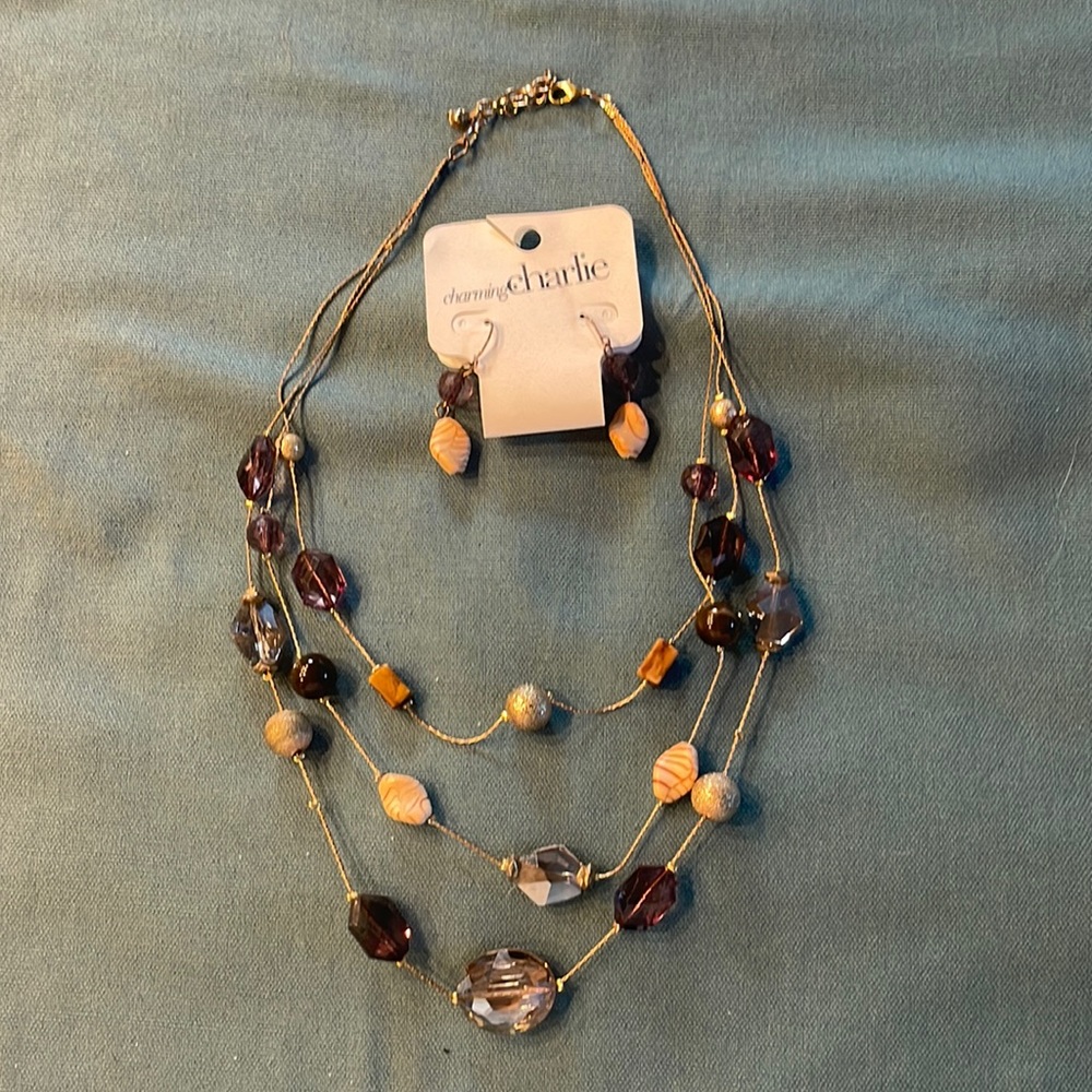 Charming Charlie Rock and Jewel Set